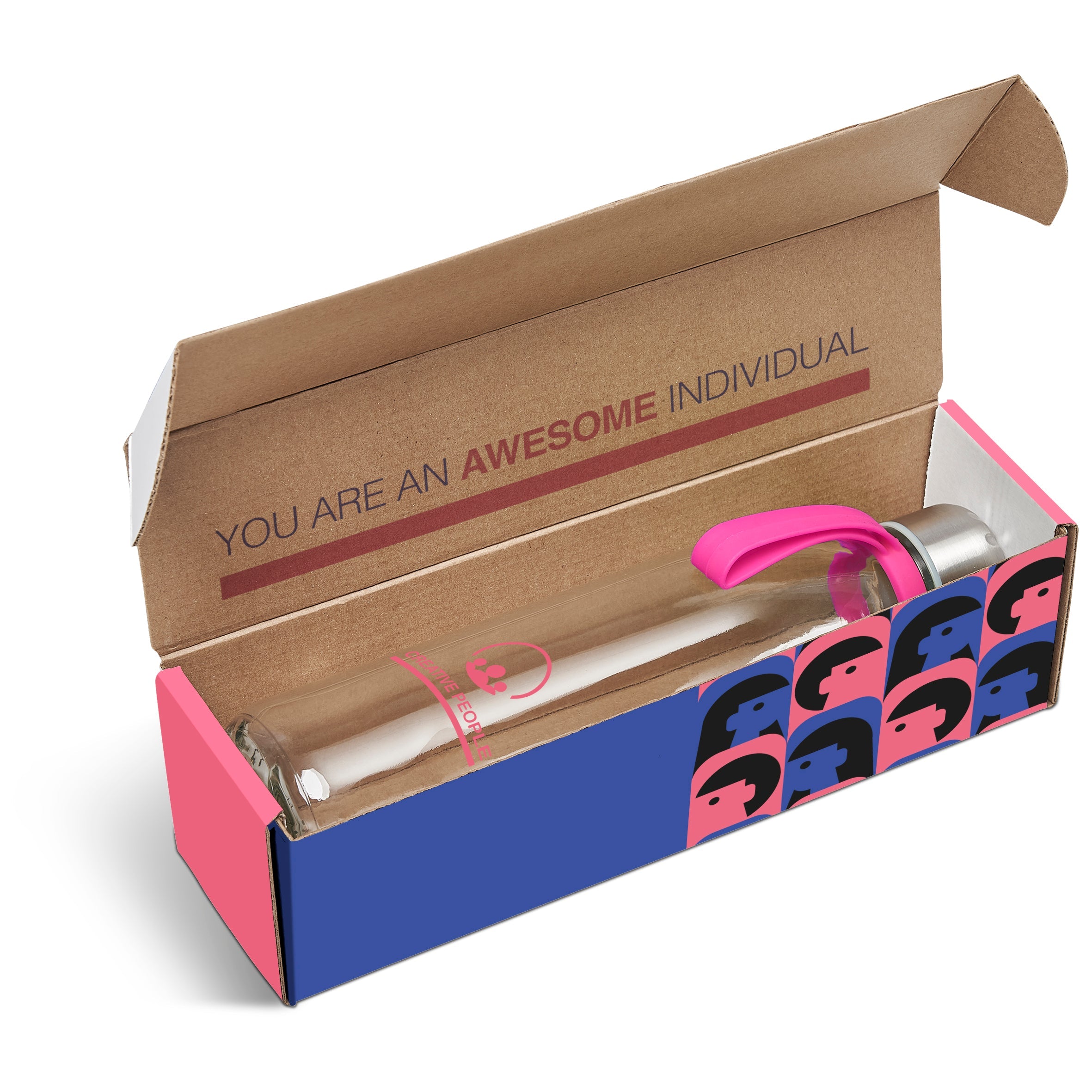 Loopy Bottle in Megan Custom Gift Box Pink / PI