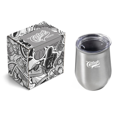 Madison Cup in Custom Gift Box-Silver-S
