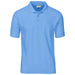 Mens Basic Pique Golf Shirt L / Light Blue / LB