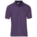 Mens Basic Pique Golf Shirt L / Purple / P