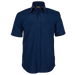 Mens Basic Poly Cotton Lounge Short Sleeve Navy / SML / Regular - Shirts-Corporate