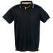 Mens Baxter Golfer Black/Yellow / SML / Regular - Golf Shirts