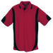 Mens Breezeway Golfer Red/Black / SML / Last Buy - Golf Shirts