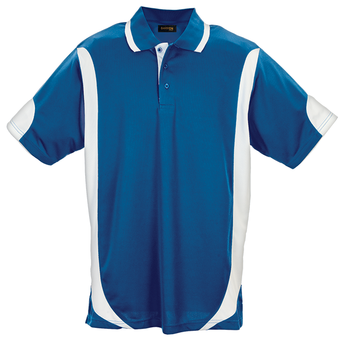 Mens Breezeway Golfer Royal/White / SML / Regular - Golf Shirts