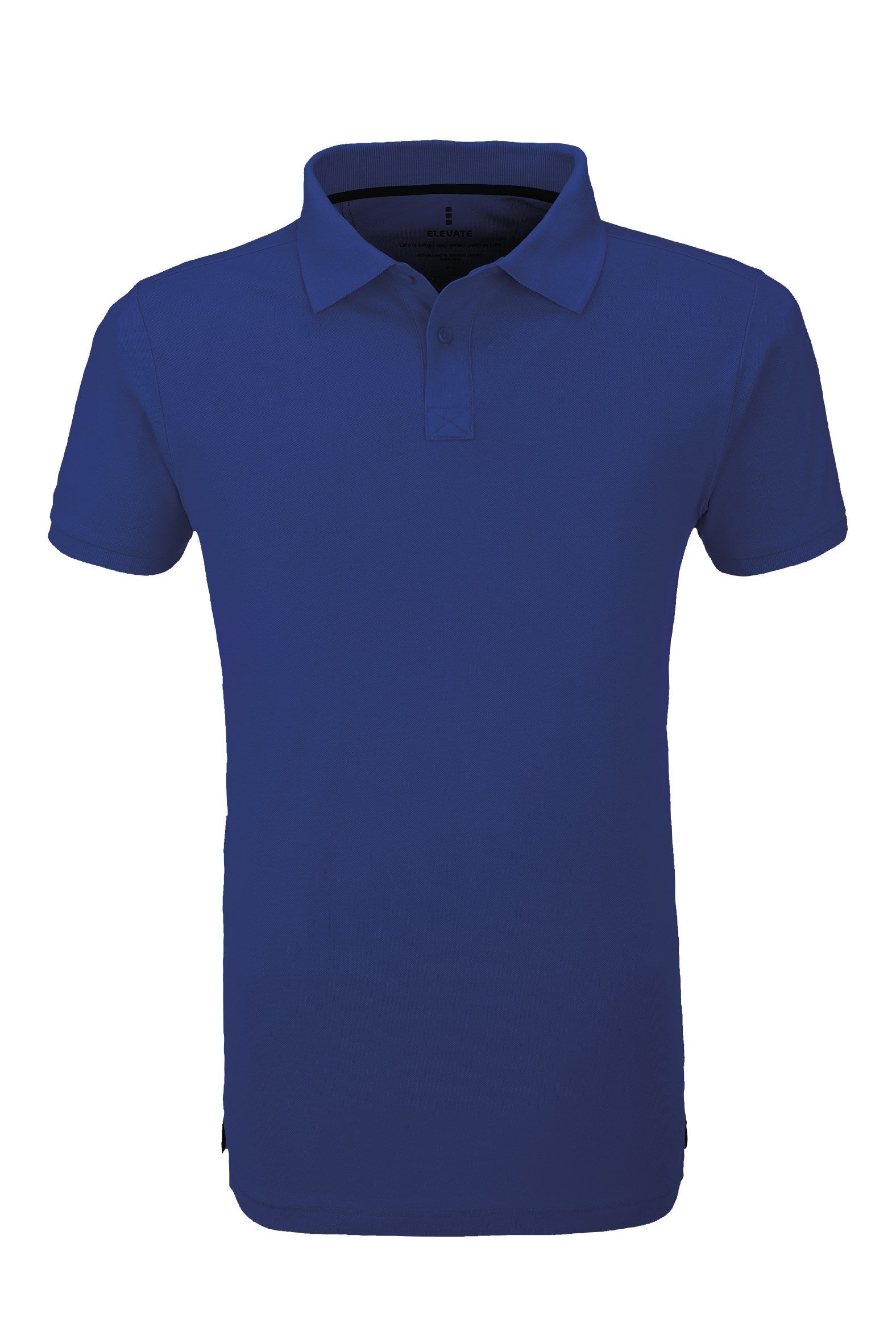 Mens Calgary Golf Shirt - Black Only-2XL-Blue-BU