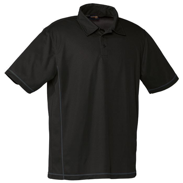 Mens Contour Golfer Black / SML / Last Buy - Golf Shirts