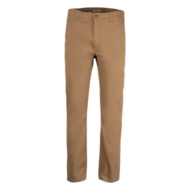 Mens Flat Front Stretch Work Chinos Camel / 54 - High Grade Bottoms