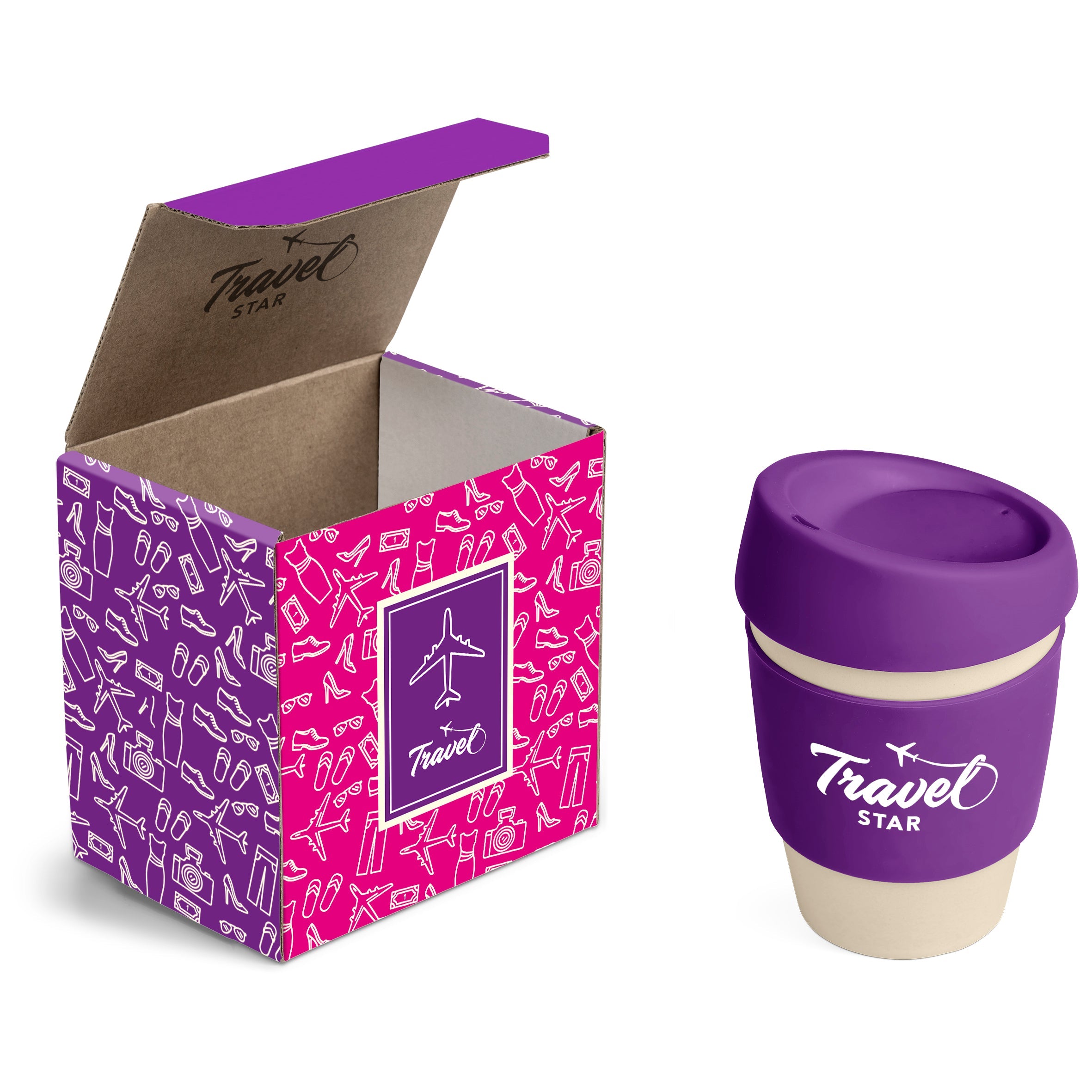 Natura Kup in Megan Custom Gift Box Purple / P