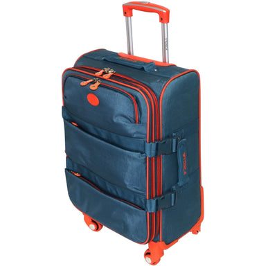 Navigator 70cm Soft Case 4 Wheel Spinner | Blue-Suitcases
