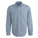 Oxford Long Sleeve Work Shirt Blue/Black Check / 3XL - High Grade Shirts