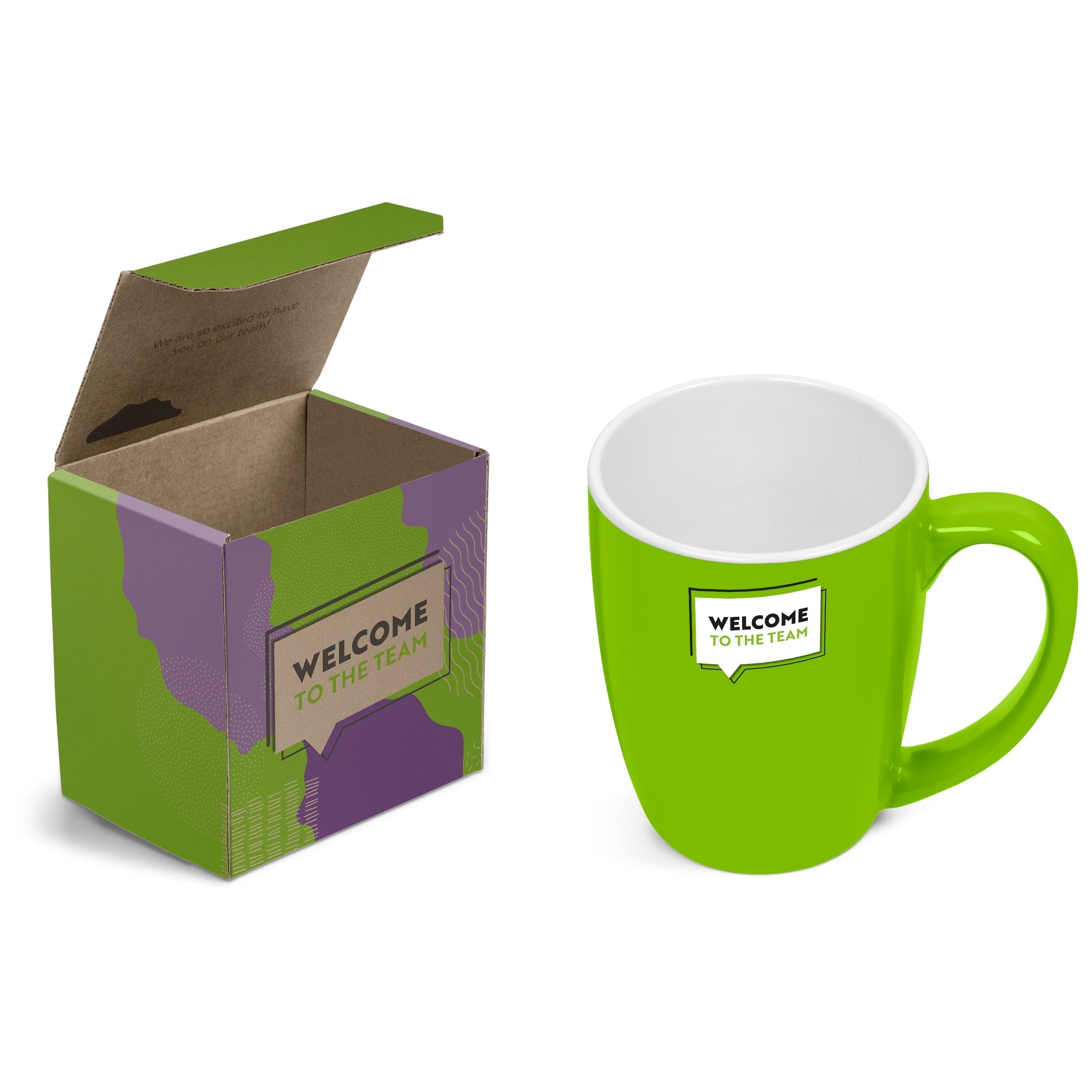 Payton Mug in Bianca Custom Gift Box - Orange Only-Lime-L