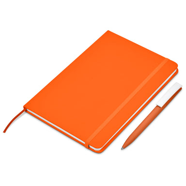 Query Notebook & Pen Set Orange / O