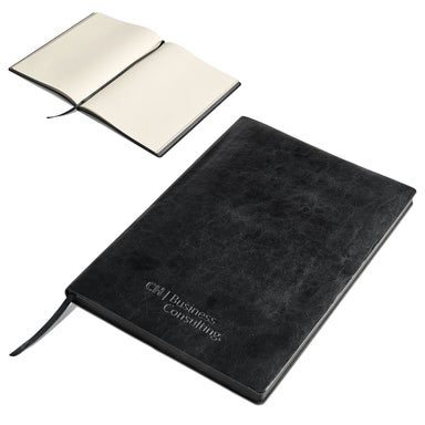 Renaissance A4 Soft Cover Notebook-Black-BL