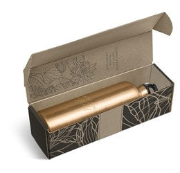 Solano Bottle in Bianca Custom Gift Box - Gold Only-
