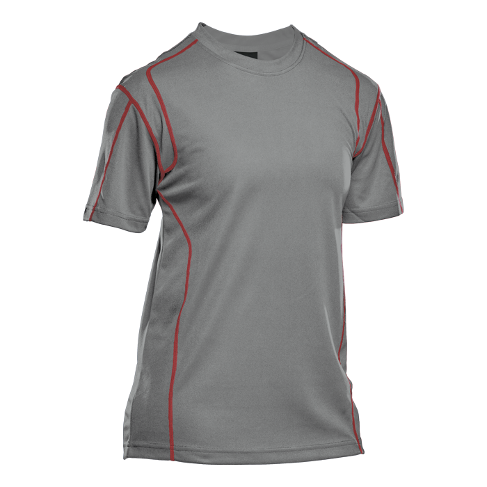 BRT Speedster Short Sleeve T-Shirt Grey/Red / XS / Last Buy - Off Field Apparel