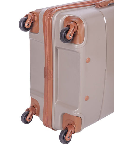 Spinn 650mm 4 Wheel Trolley Case | Grey-Suitcases