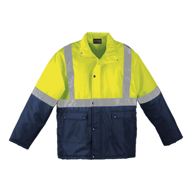 Venture Padded Jacket  Safety Yellow/Navy / SML / 