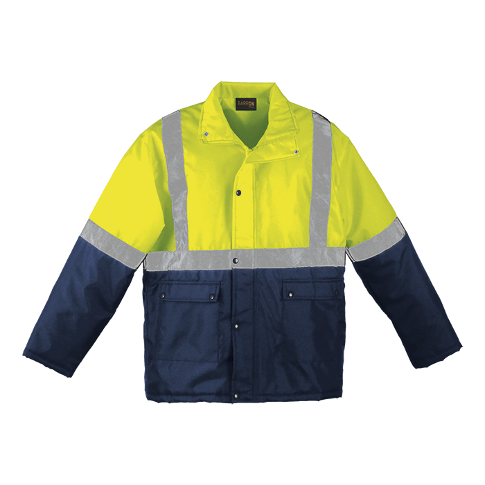 Venture Padded Jacket  Safety Yellow/Navy / SML / 
