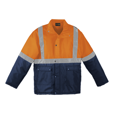 Venture Padded Jacket  Safety Orange/Navy / SML / 