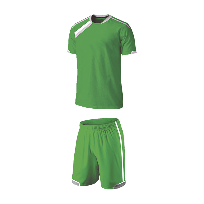 BRT Vierra Soccer Single Set  Emerald/White/Silver /