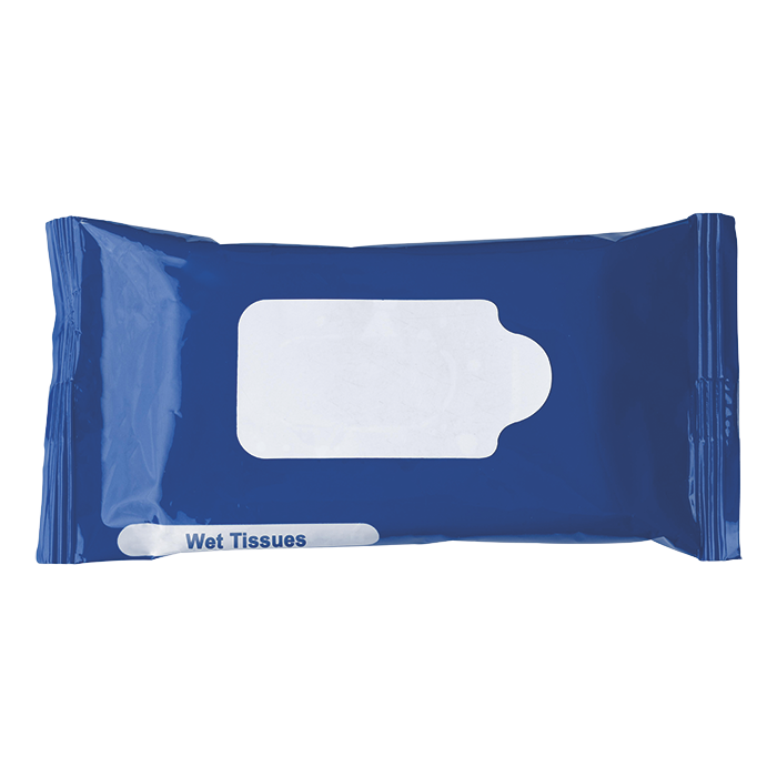 Wet Wipes 10-Pack Cobalt Blue / STD / Regular - Hand Sanitizers &
