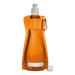 BW7567 - 420ml Foldable Water Bottle with Carabiner Clip Orange / STD / Regular - Drinkware