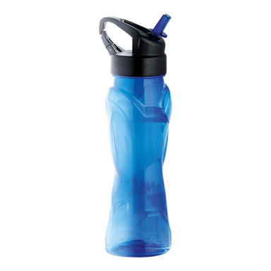 BW0072 - 570ml Curved Body Water Bottle Blue / STD / Regular - Drinkware