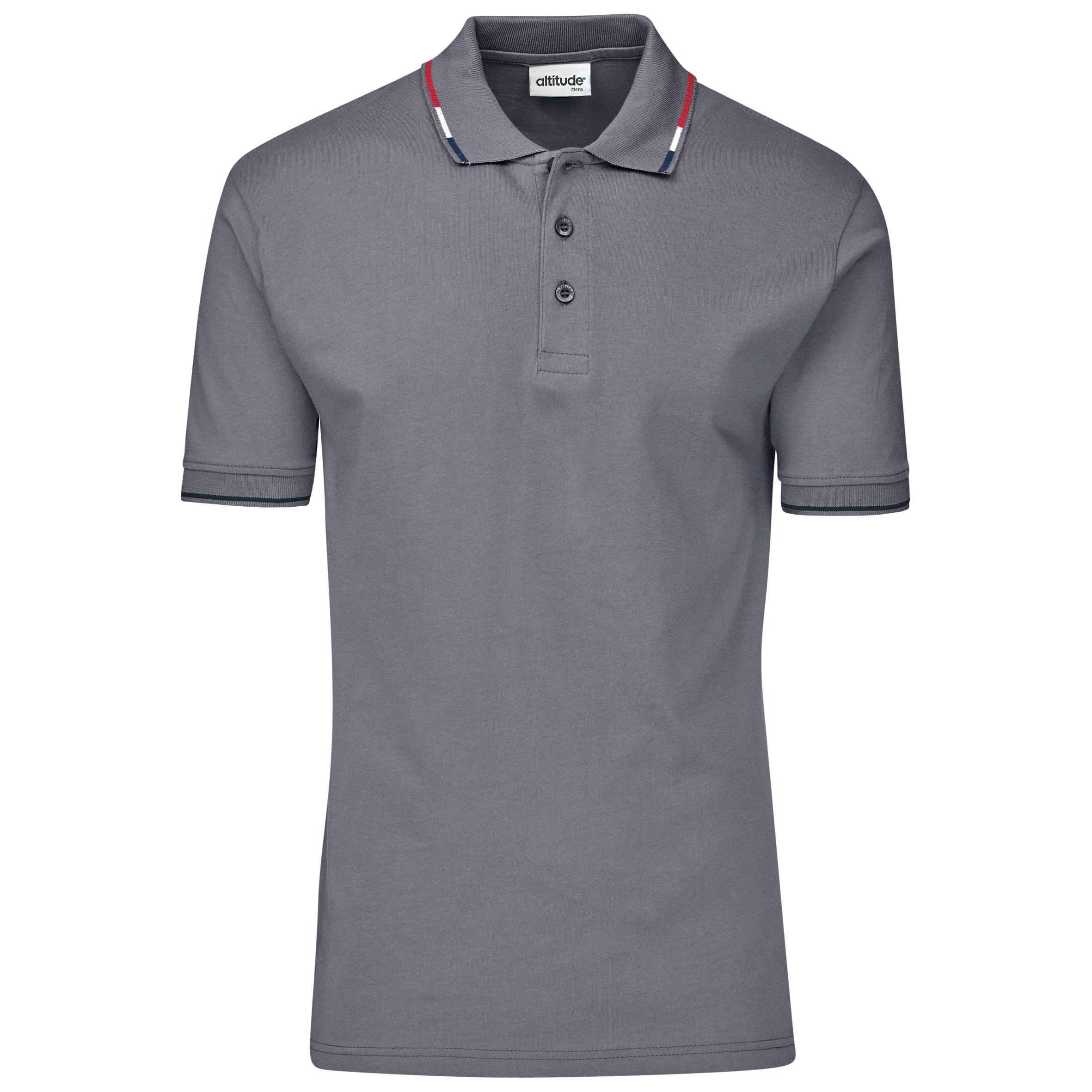Mens Ash Golf Shirt - Grey