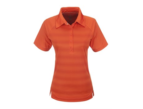 Ladies Shimmer Golf Shirt - Orange
