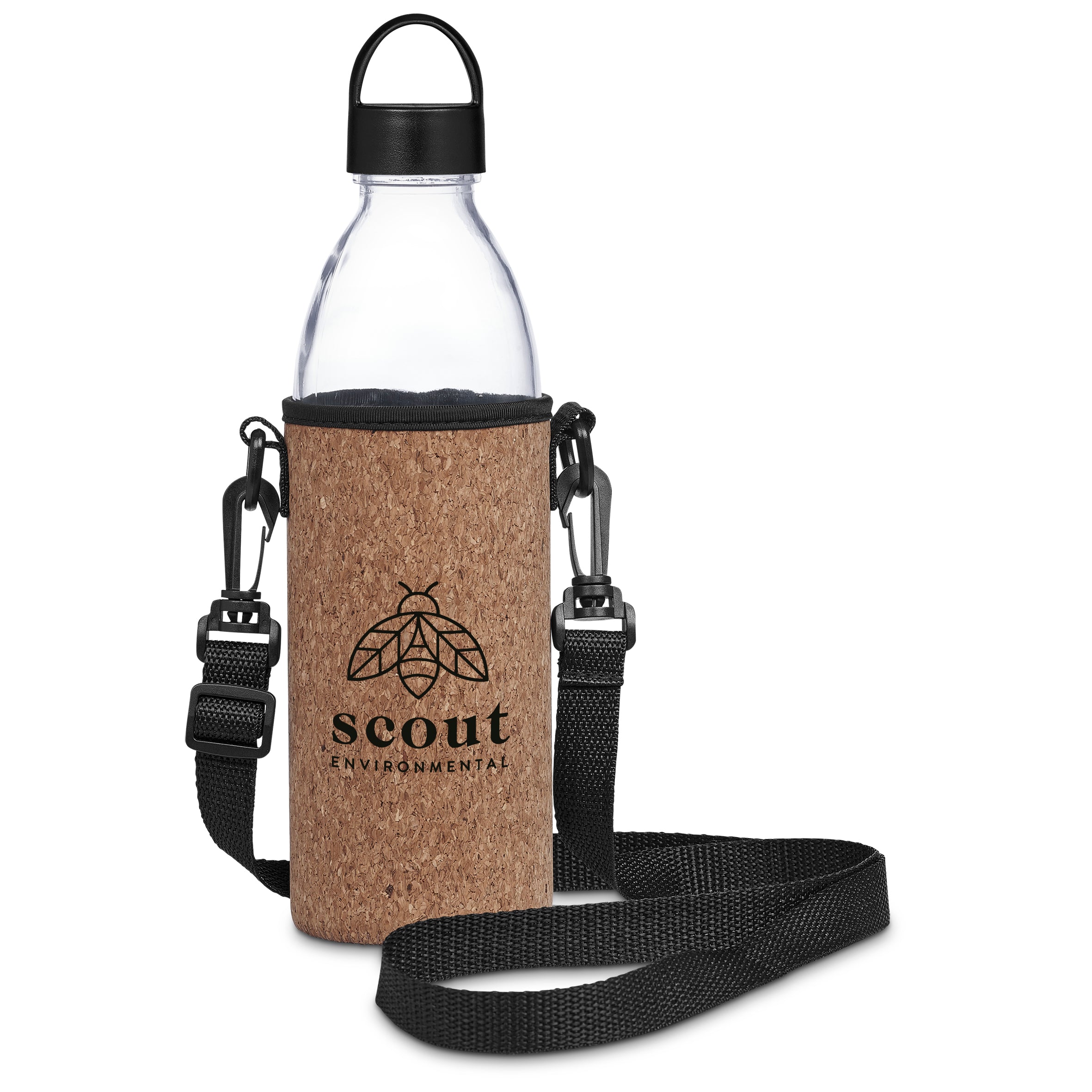Kork Hands-Free Glass Water Bottle – 850ml
