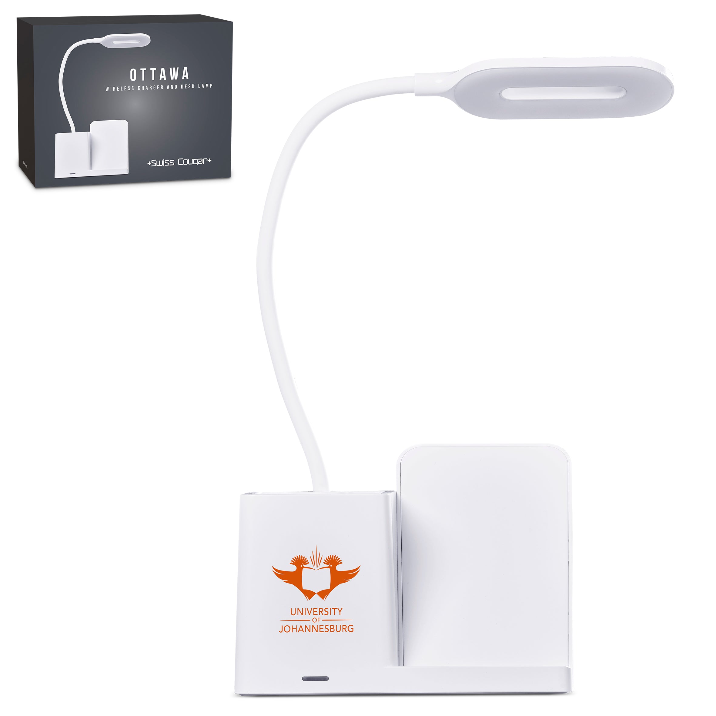 Ottawa Wireless Charger and Desk Lamp