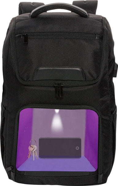Backpack showing the front pocket