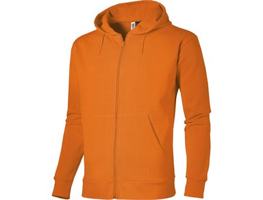 Mens Bravo Hooded Sweater - Orange Only-