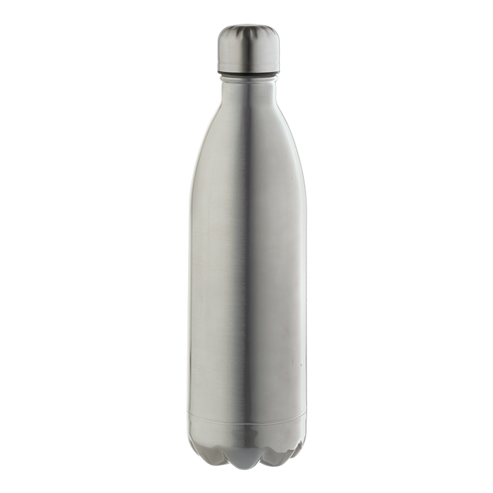 1 litre Double Wall Vacuum Flask Bottle Silver / STD / Regular - Drinkware