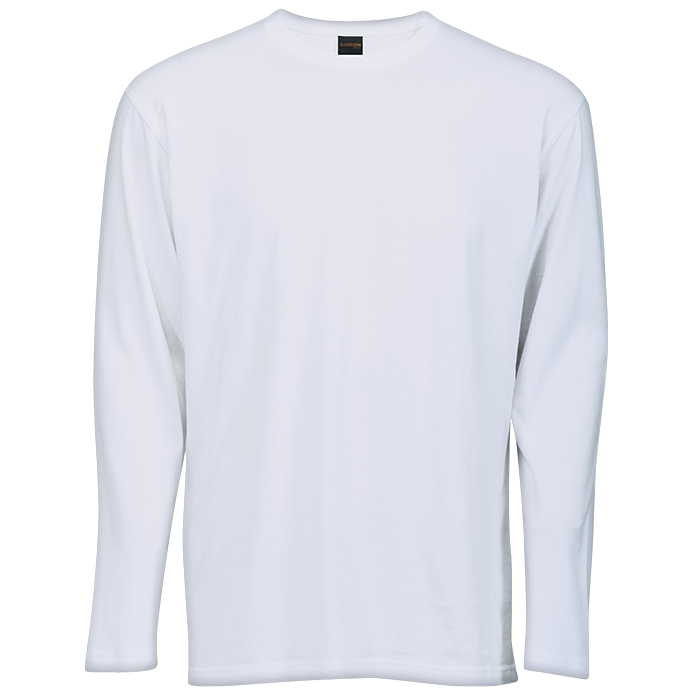 145g Long Sleeve T-Shirt White / SML / Regular - T-Shirts