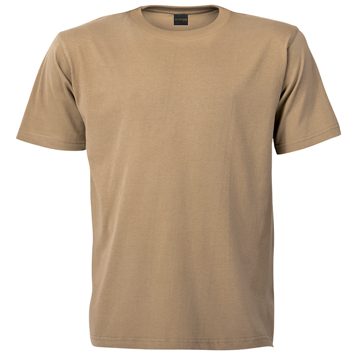 145g Barron Crew Neck T-Shirt  Khaki / 3XL / 