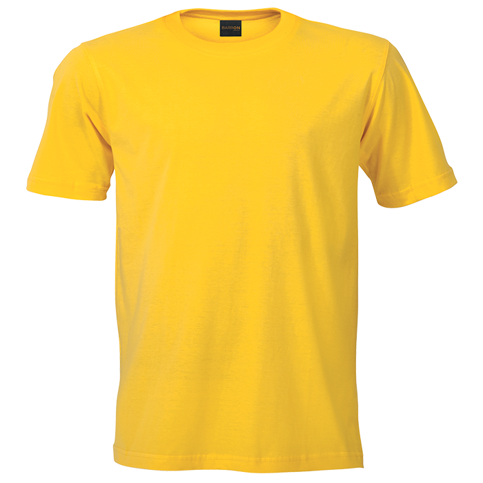 145gsm Creative Cotton Round-Neck T-Shirt Yellow / 3XL / Regular - Shirts & Tops
