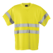 150g Poly Cotton Safety T-Shirt with tape  Yellow 