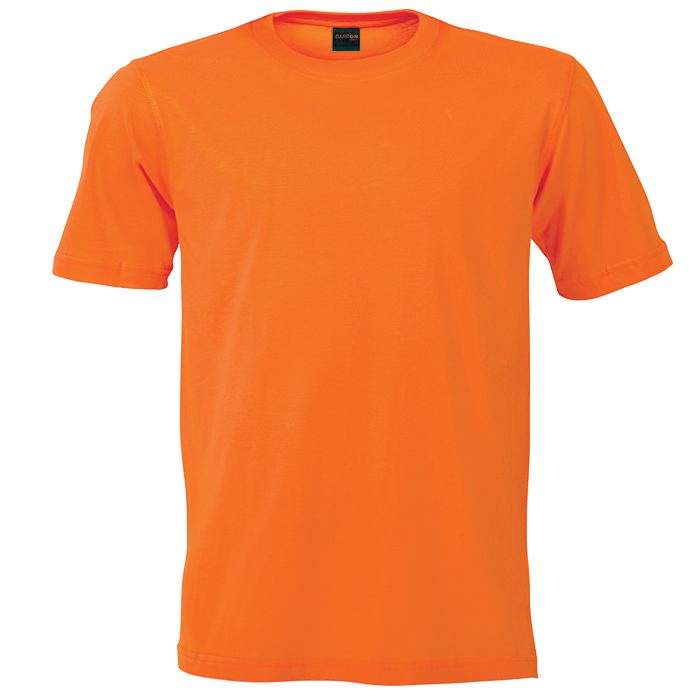 160gsm Creative Crew Round Neck T-Shirt Orange / LAR / Regular - T-Shirts