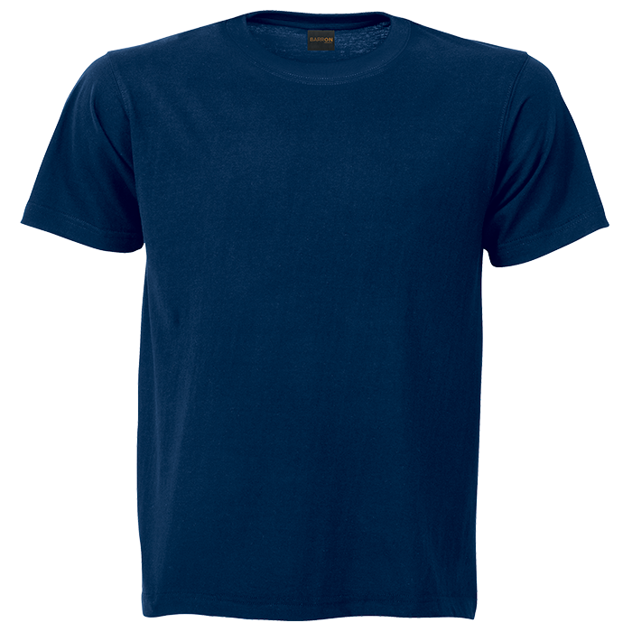 160g Barron Crew Neck T-Shirt  Navy / 4XL / Regular