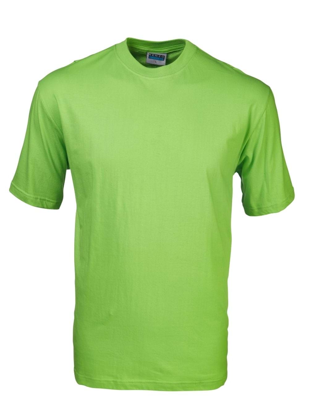 165G Crew Neck T-Shirt - Lime Green / 4XL