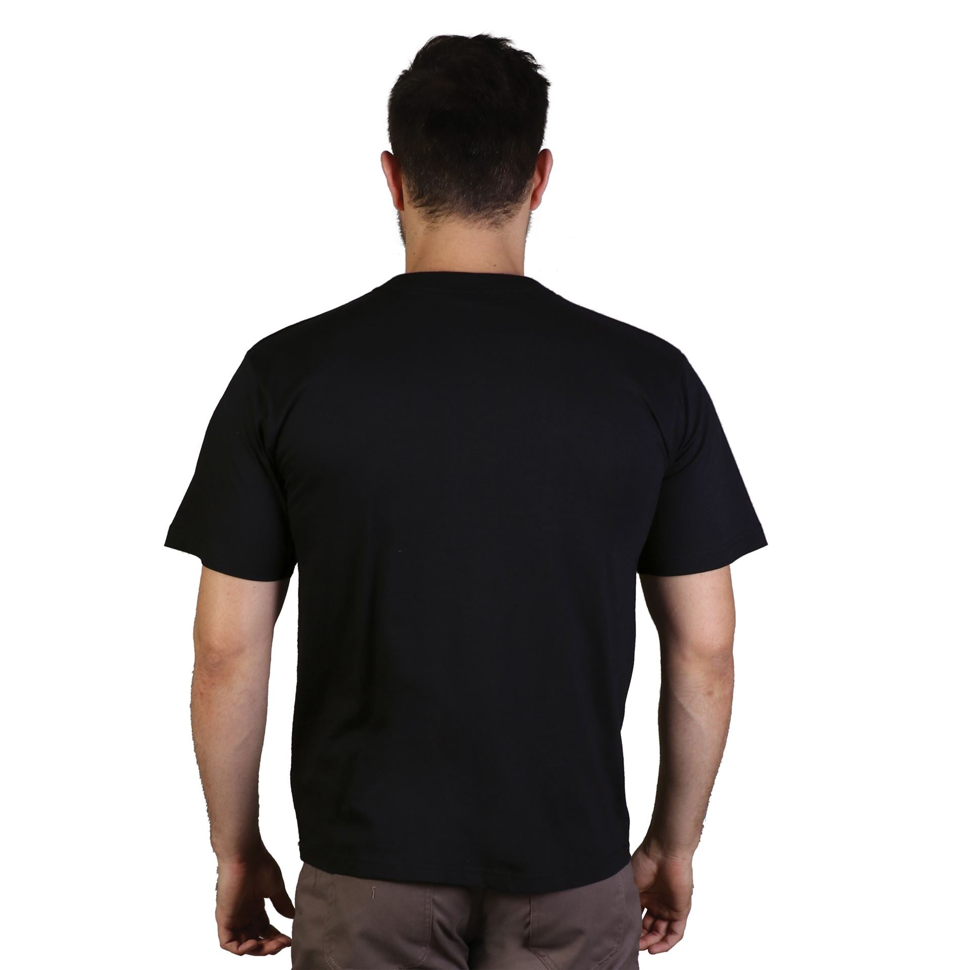 170g Combed Cotton V-neck T-shirt