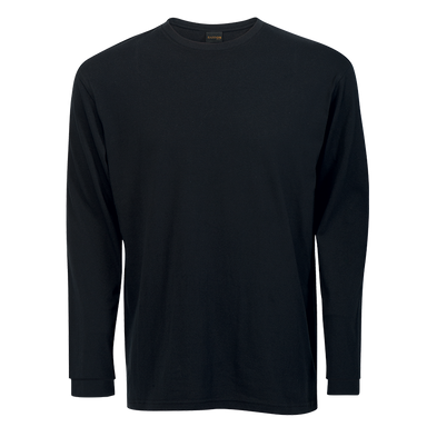 170g Barron Long Sleeve T-Shirt  Black / XL / 