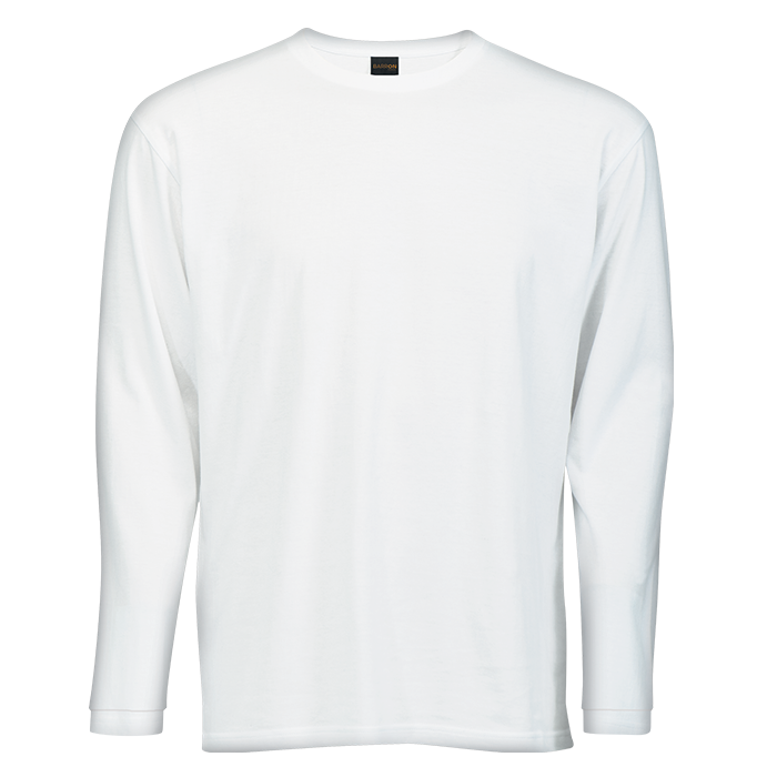 170g Barron Long Sleeve T-Shirt  White / 2XL / 