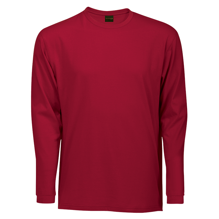 170g Barron Long Sleeve T-Shirt  Red / XL / Regular