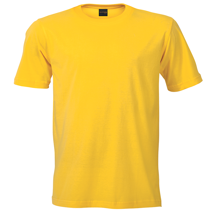 170gsm Creative Cotton Round-Neck T-Shirt Yellow / LAR / Regular - T-Shirts