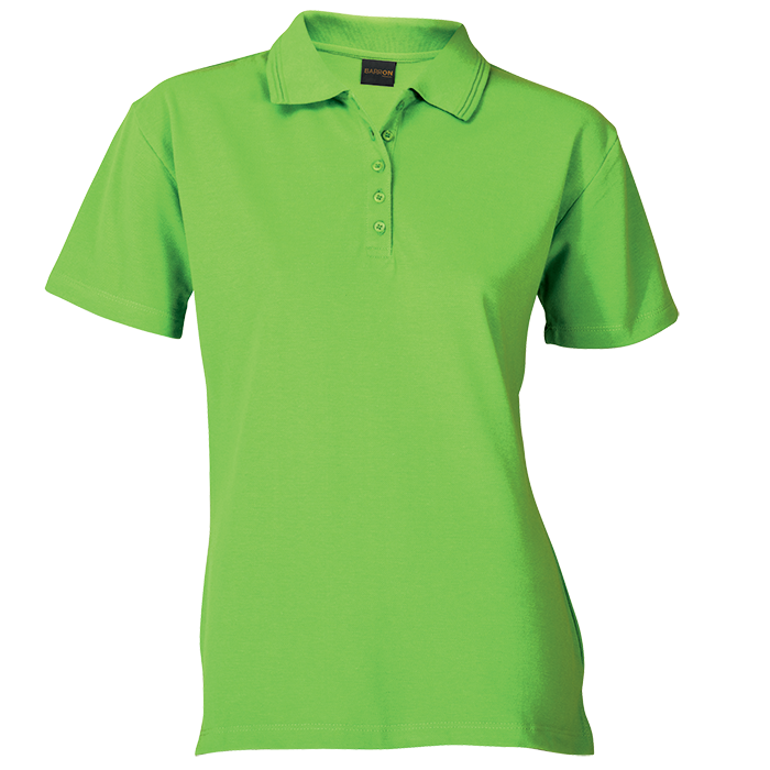 200g Ladies Pique Knit Golfer  Lime / XS / Last Buy -