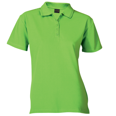 200g Ladies Pique Knit Golfer Lime / XS / Last Buy - Golf Shirts