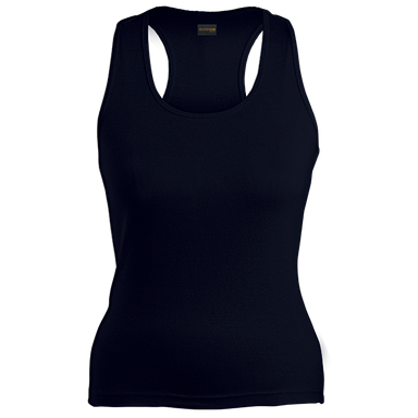 210g Ladies Racer Back  Black / XS / Last Buy - 