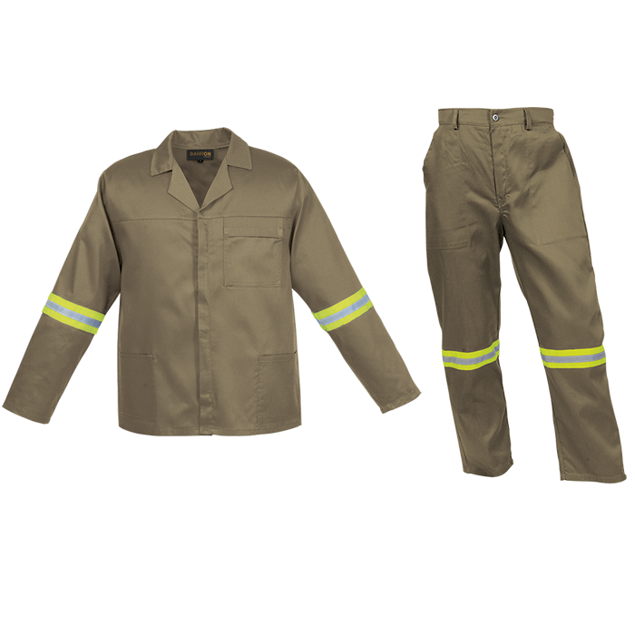 Creative Budget Poly Cotton Conti Suit with Reflective
